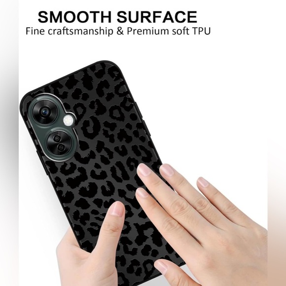 iPhone 16 PL Matte Black Leopard Cheetah Print Magnetic Case Cover Cute NIB - Picture 9 of 16